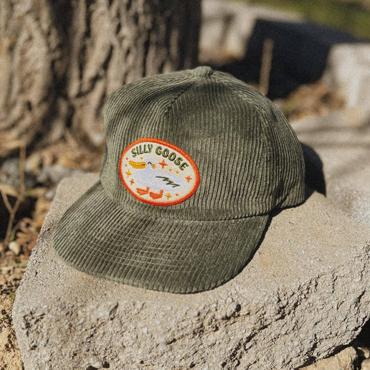 Silly Goose 5-Panel Corduroy Hat