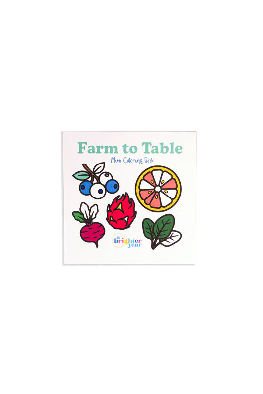 Farm To Table Mini Coloring Book