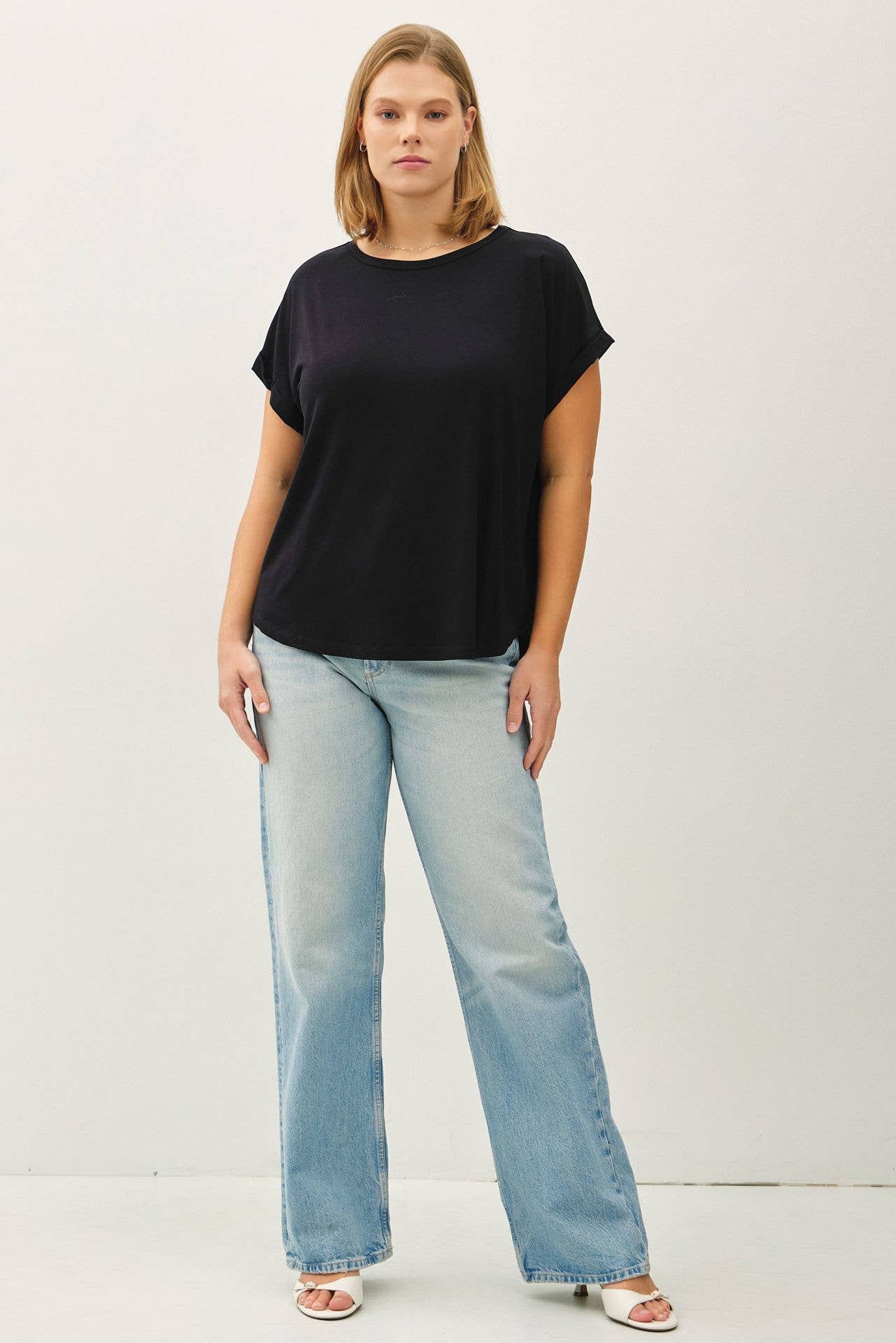 Plus Bamboo Kylen Tee