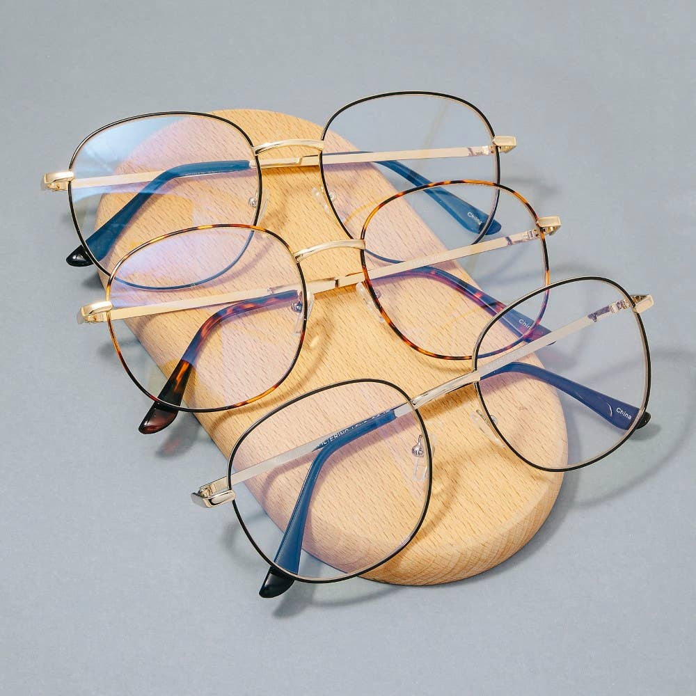 Round Blue Light Filter Sunglasses