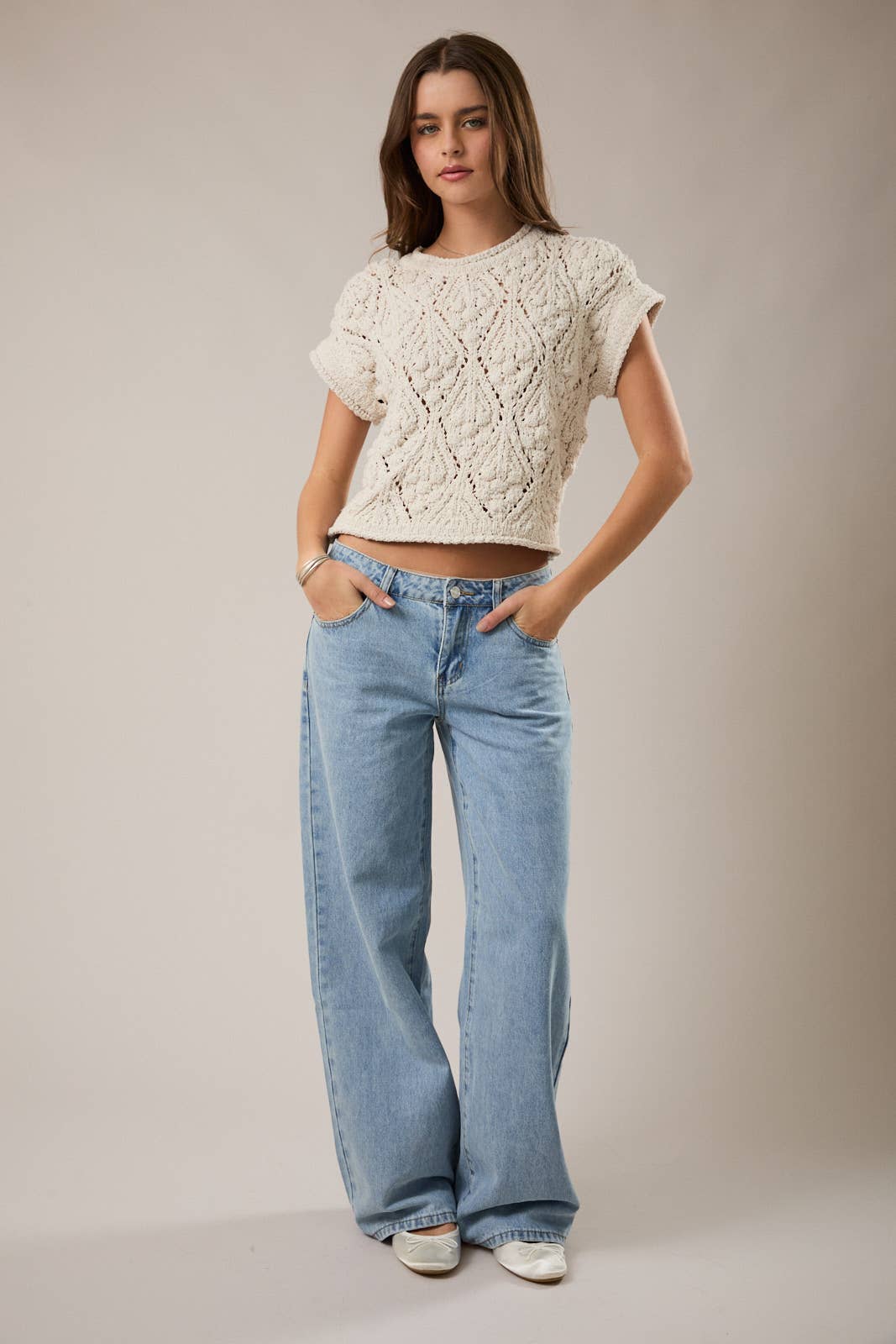 Shoulder Sweater Top