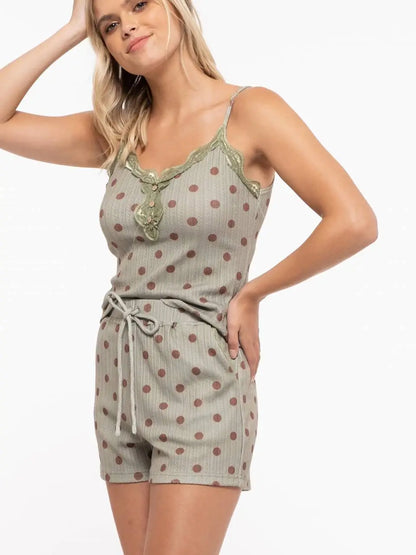 Polka Dot Jammie Top | Choose Color