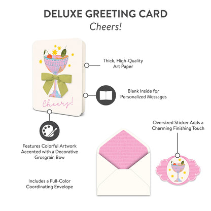 Cheers! Deluxe Greeting Card