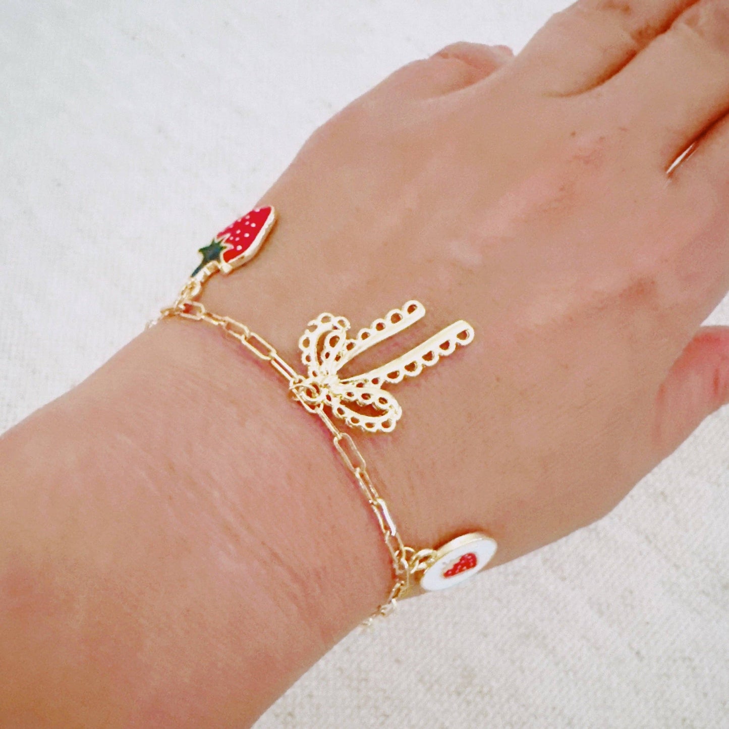 Berry Cute Charm Bracelet