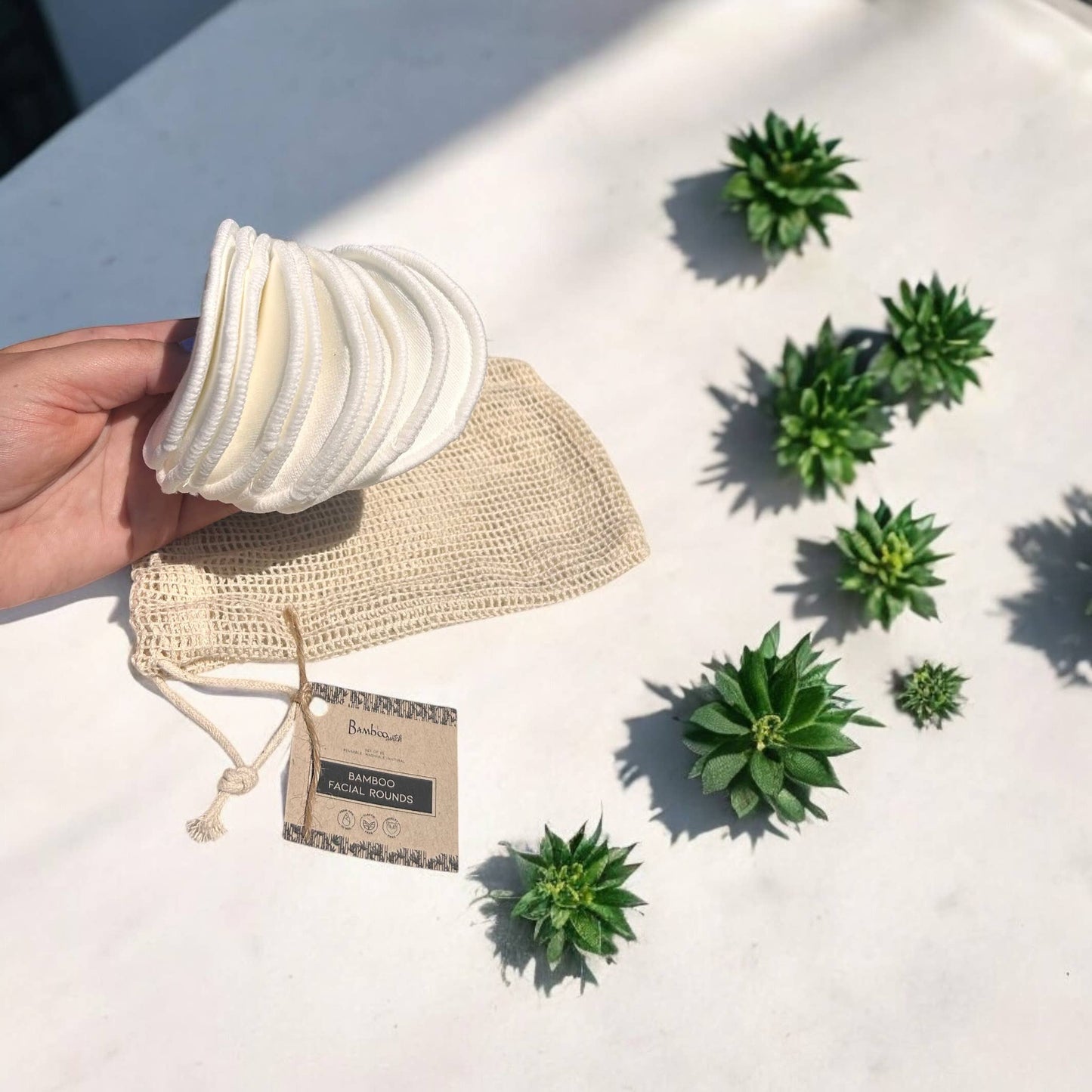 Reusable Bamboo Cotton Facial Rounds