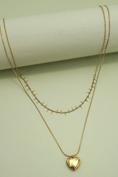 18K Stainless Steel Tarnish-Free Layered Necklace