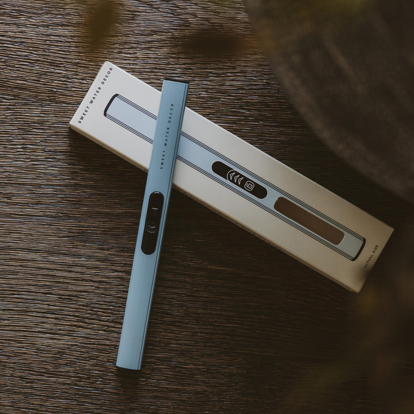 Light Blue Rechargeable Electric Lighter