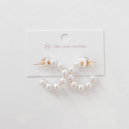 Ariel Hoop Earrings | WATERPROOF