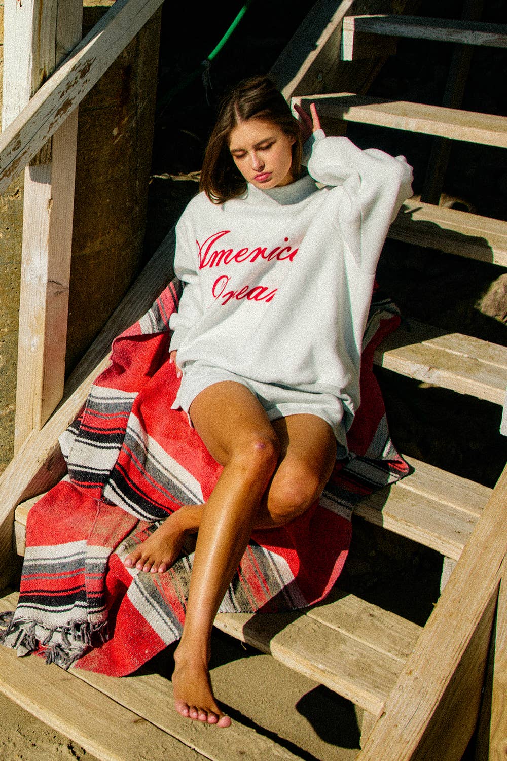 All-American Reversible Mock Neck