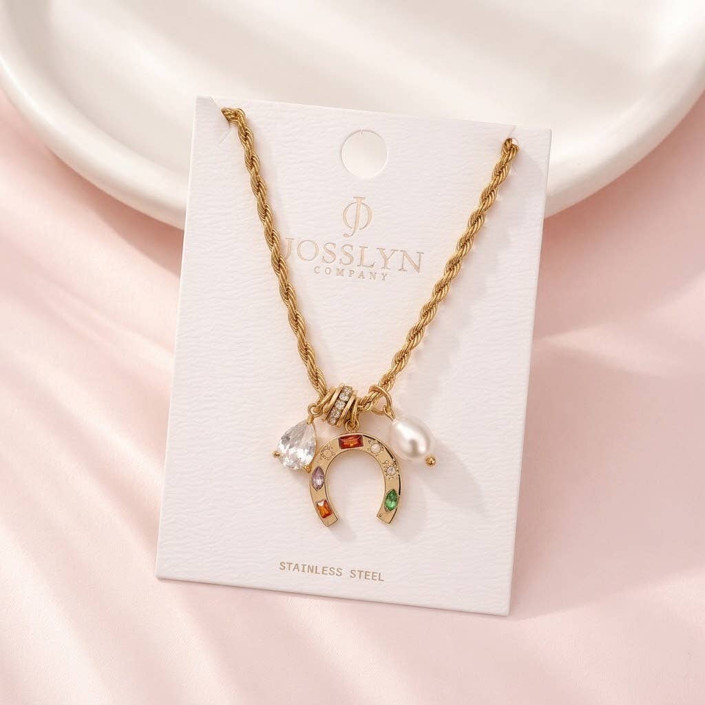 Lucky Charm Horseshoe Necklace