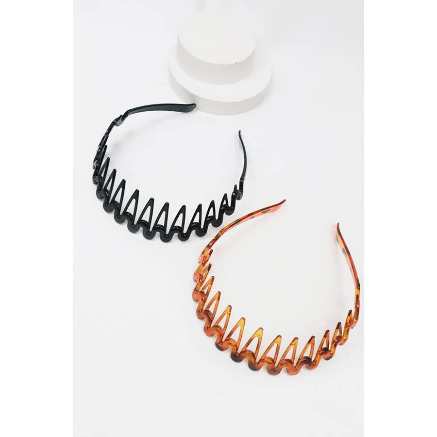 Plastic Zigzag Tooth Hair Comb Hairband