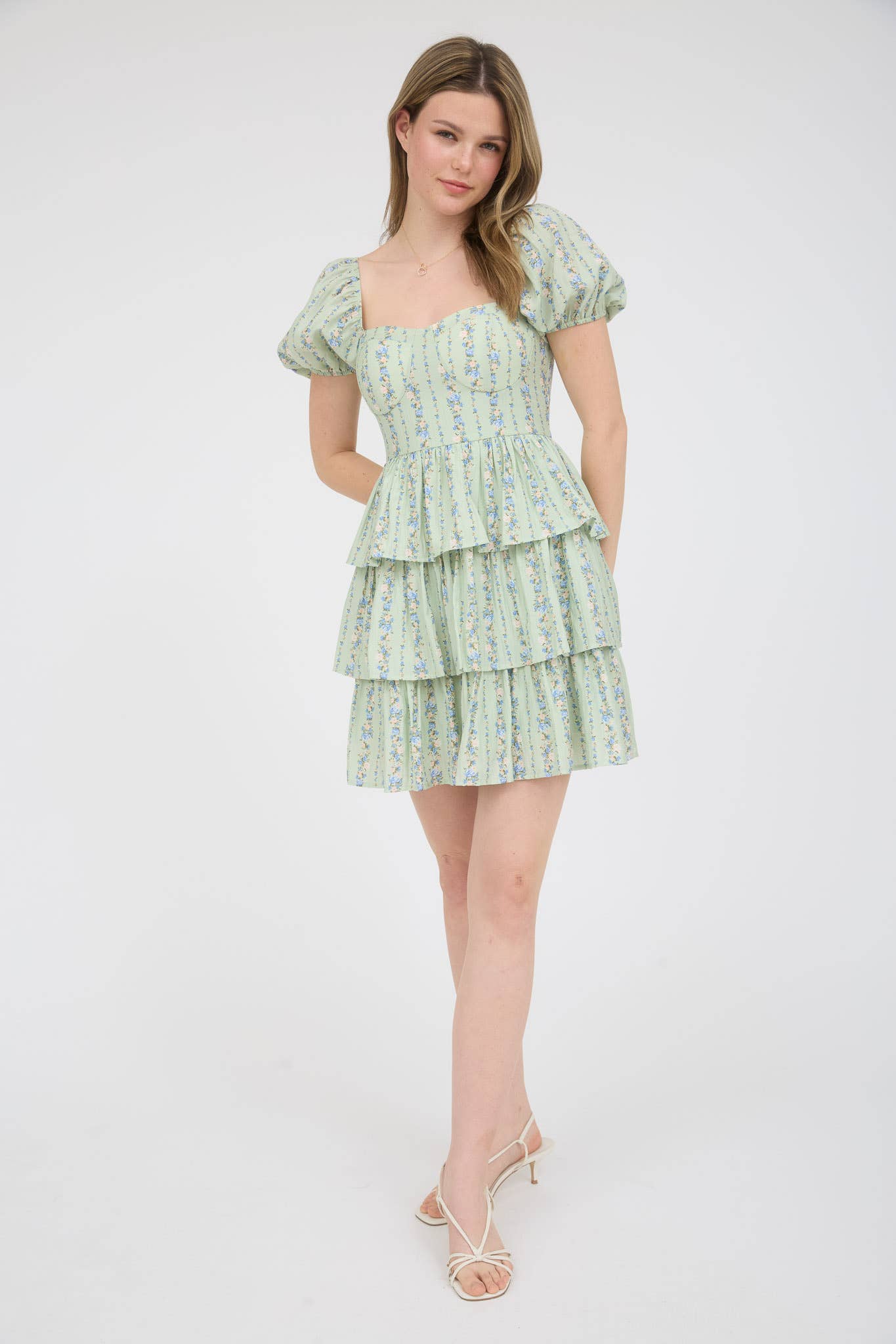 Blossom Tiered Mini Dress