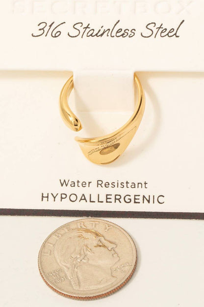 Flat Wrap Around Open Band Ring