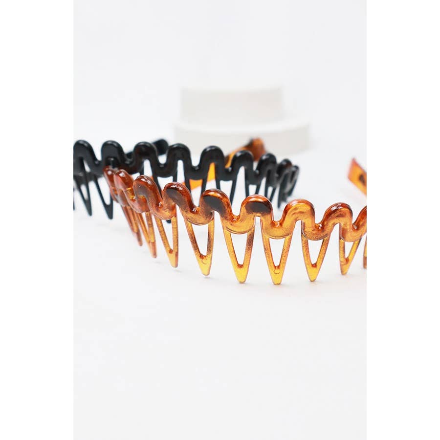 Plastic Zigzag Tooth Hair Comb Hairband