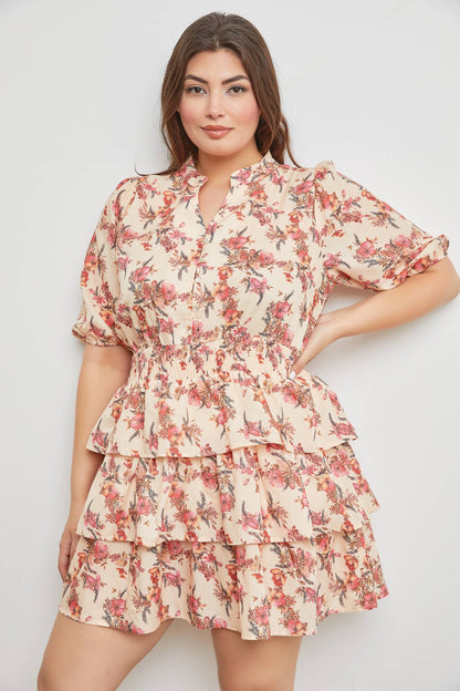 Plus Floral Dress | FINAL SALE