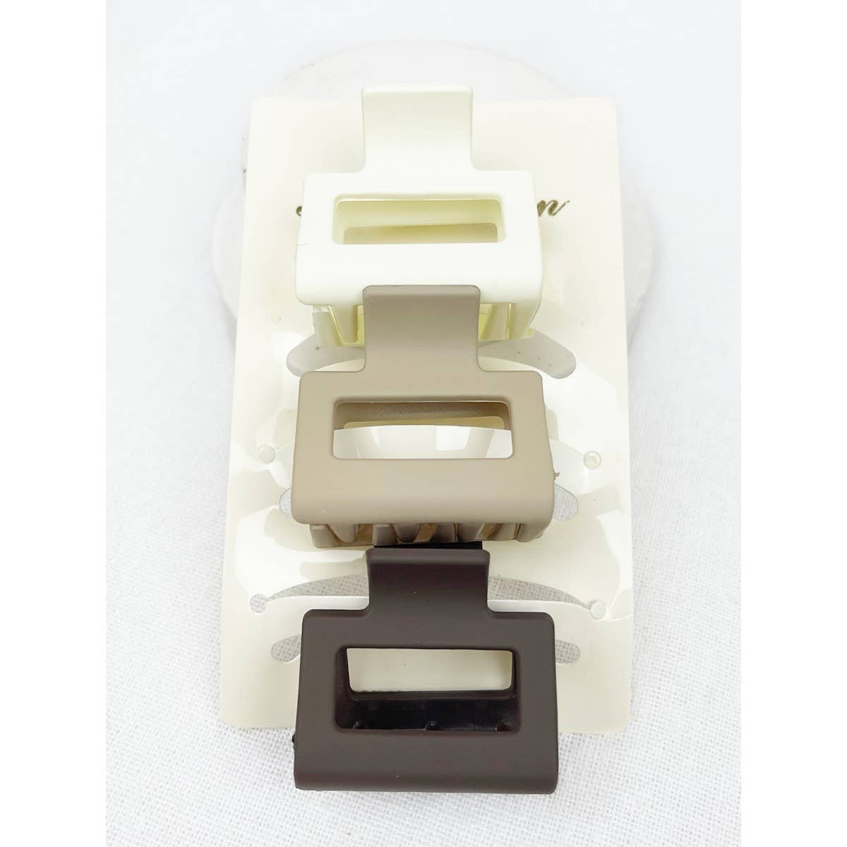 3-Pack Mini Hair Claw Clips | Choose Color