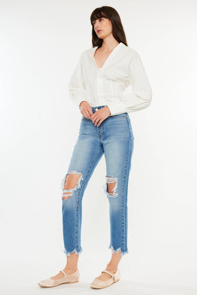 Mom Jeans | Medium Denim