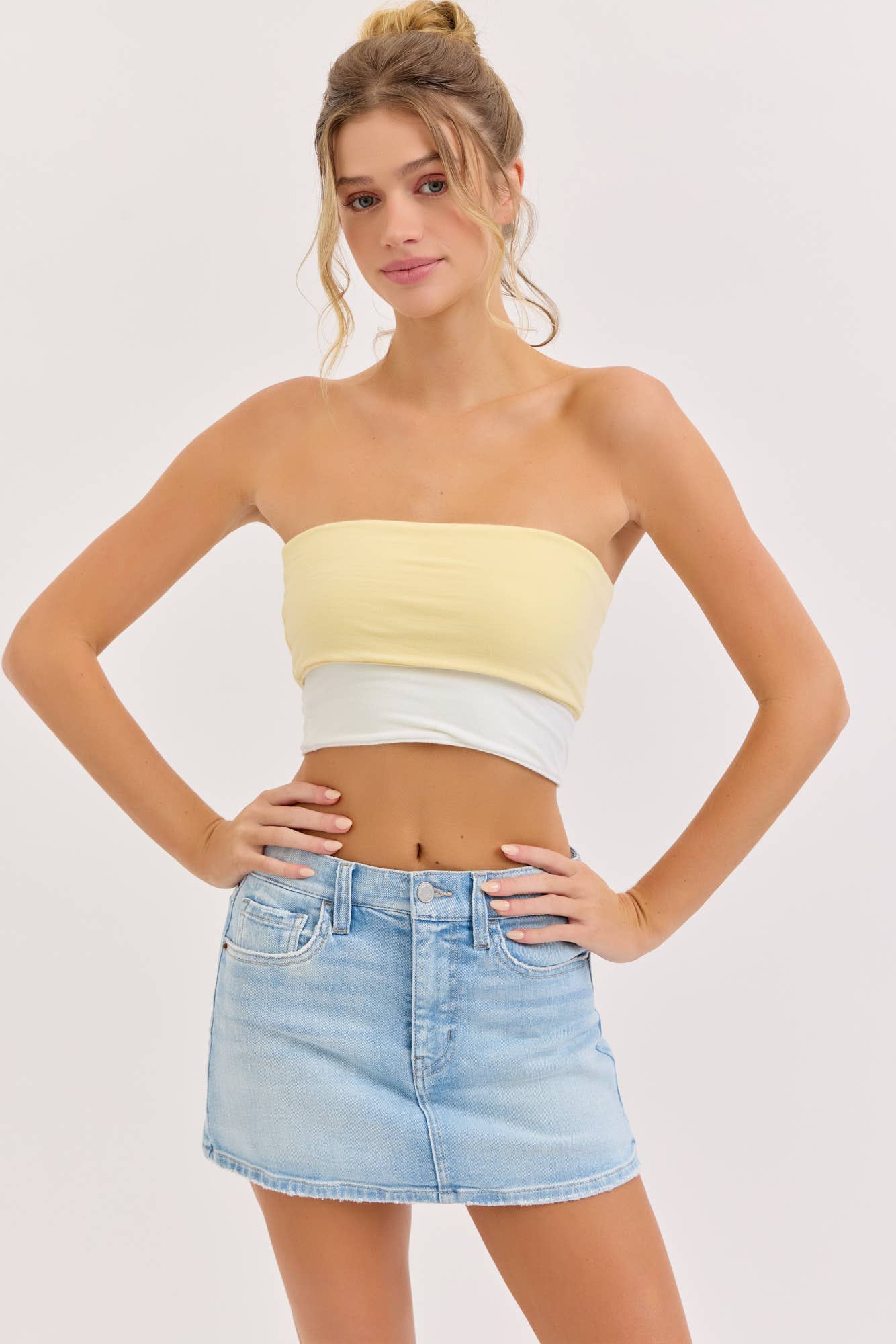 Mid-Waisted Mini Skort