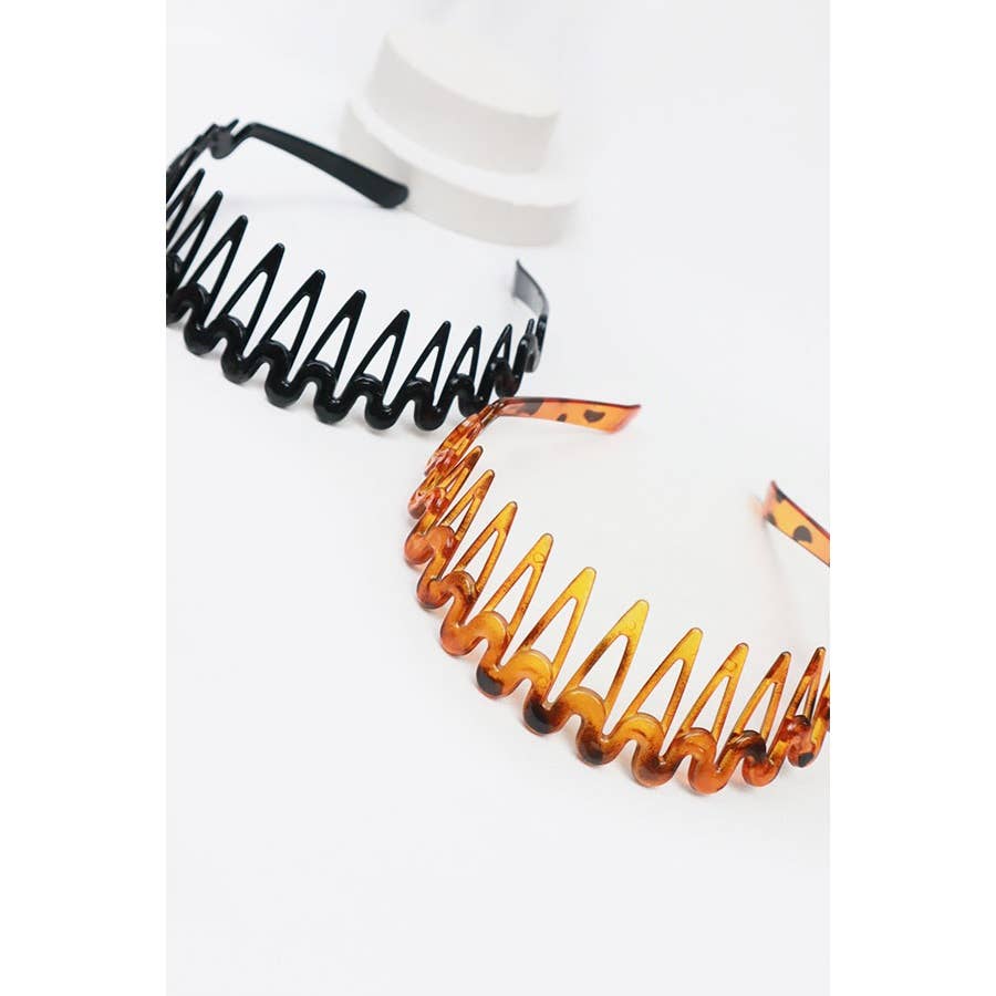 Plastic Zigzag Tooth Hair Comb Hairband