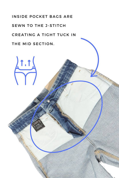 Smooth Fit Wide Leg Jeans