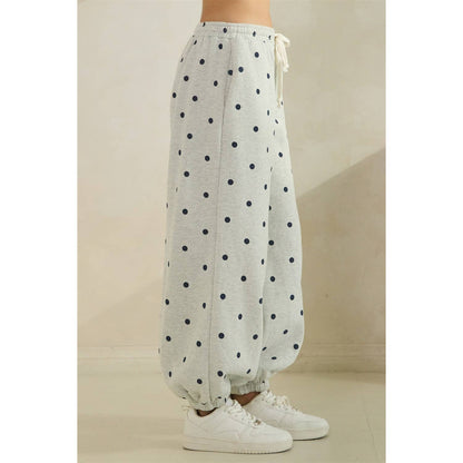 Polka Dot Sweat Pants