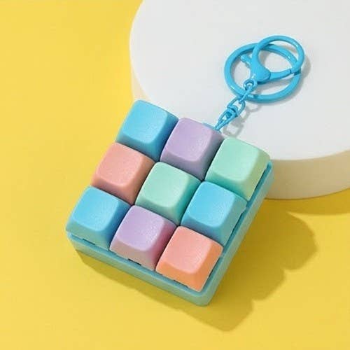Keyboard Fidget Stress Relief Keychain