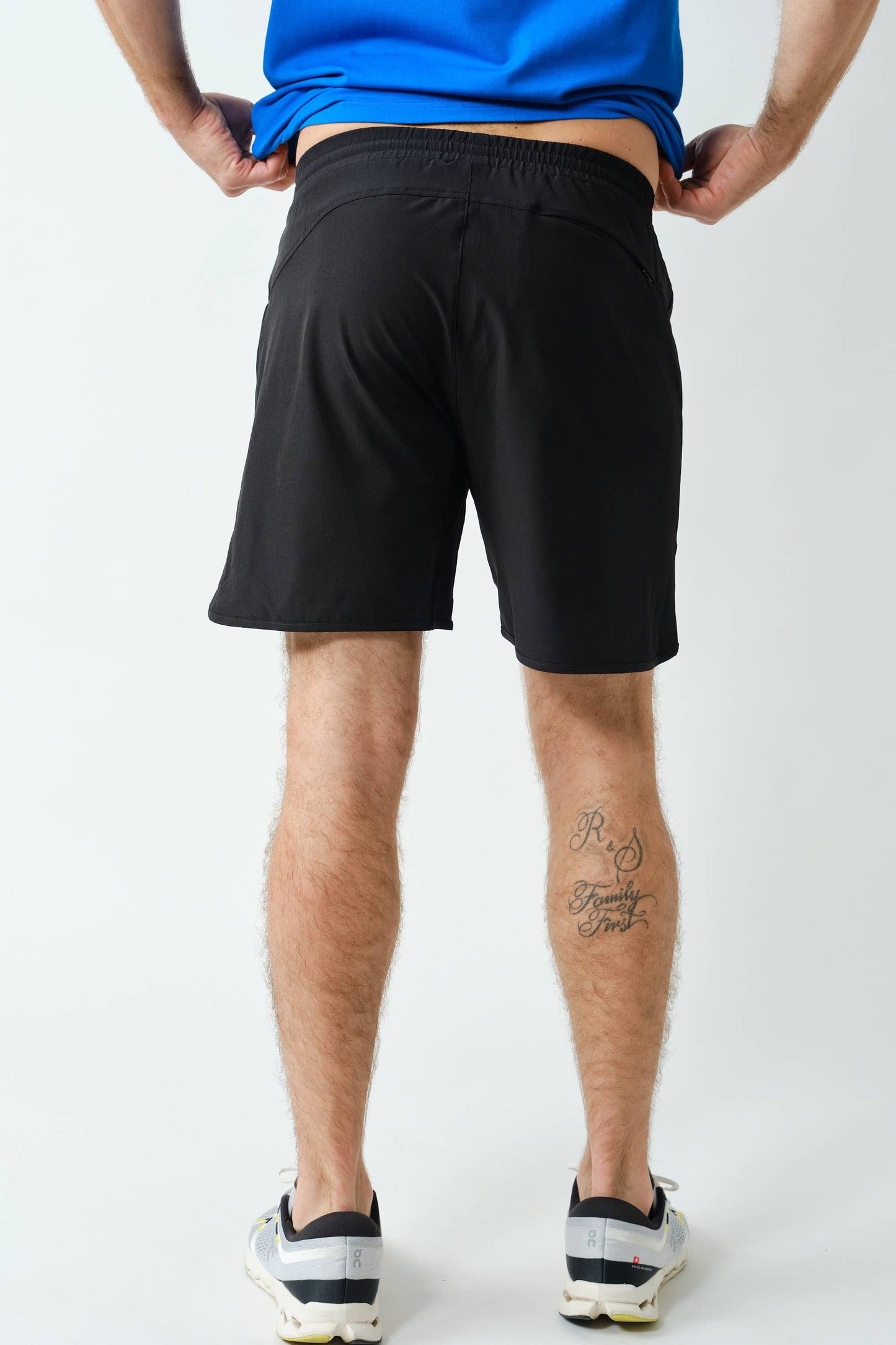 Mens's Wave Accent Essential Active Shorts