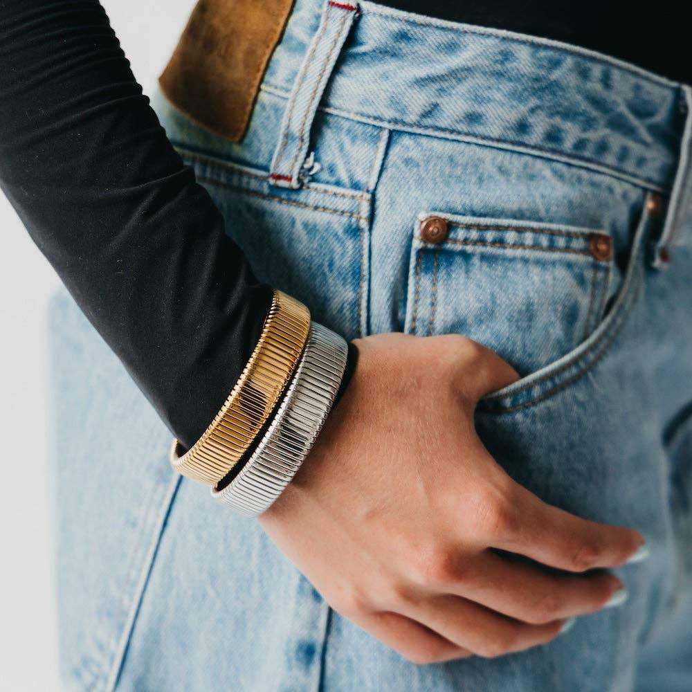 Chunky Statement Bangle Bracelet - WATERPROOF