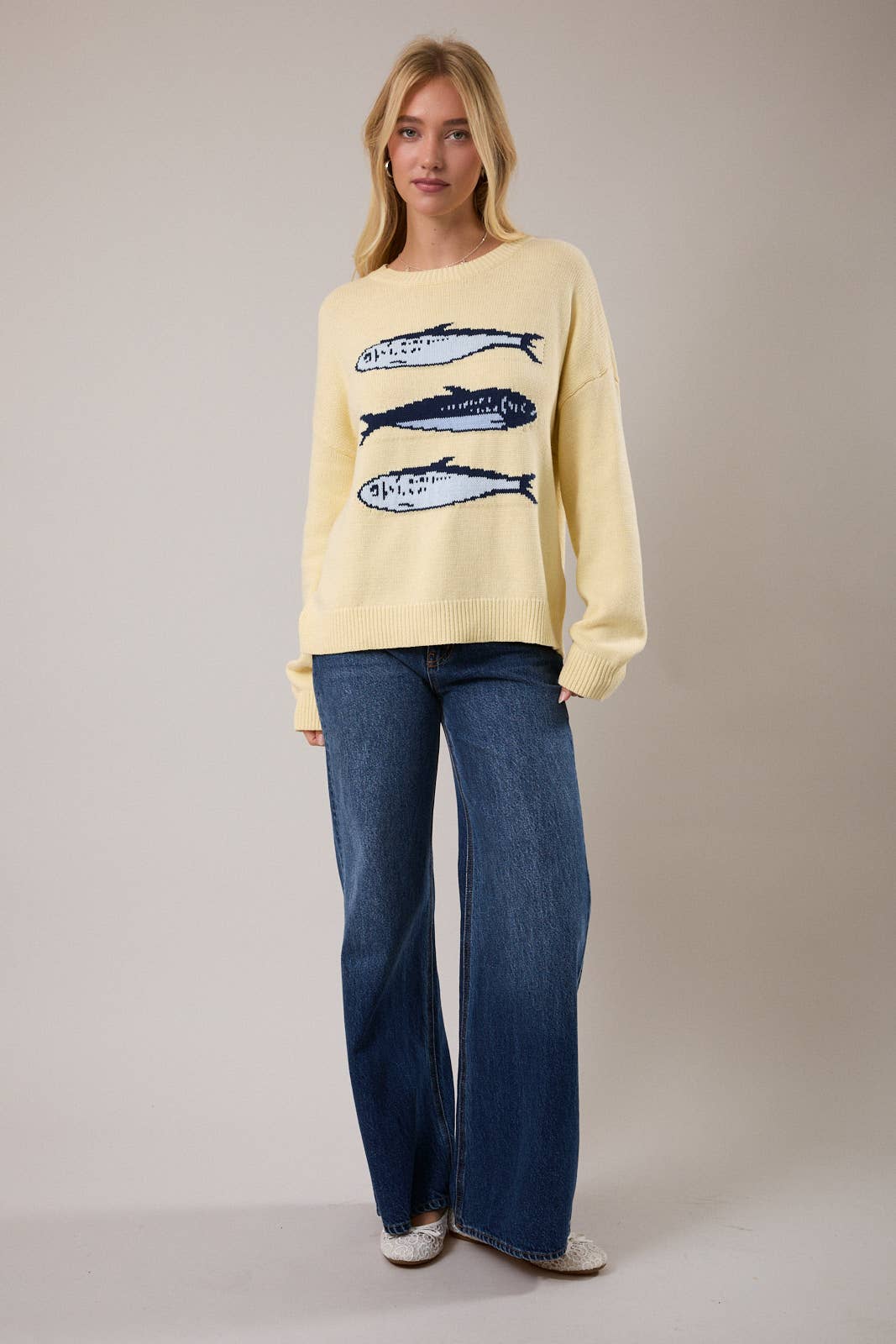 Catch of the Day Knit Sweater