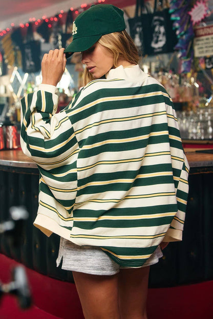 Northern-light Mock Neck Pullover