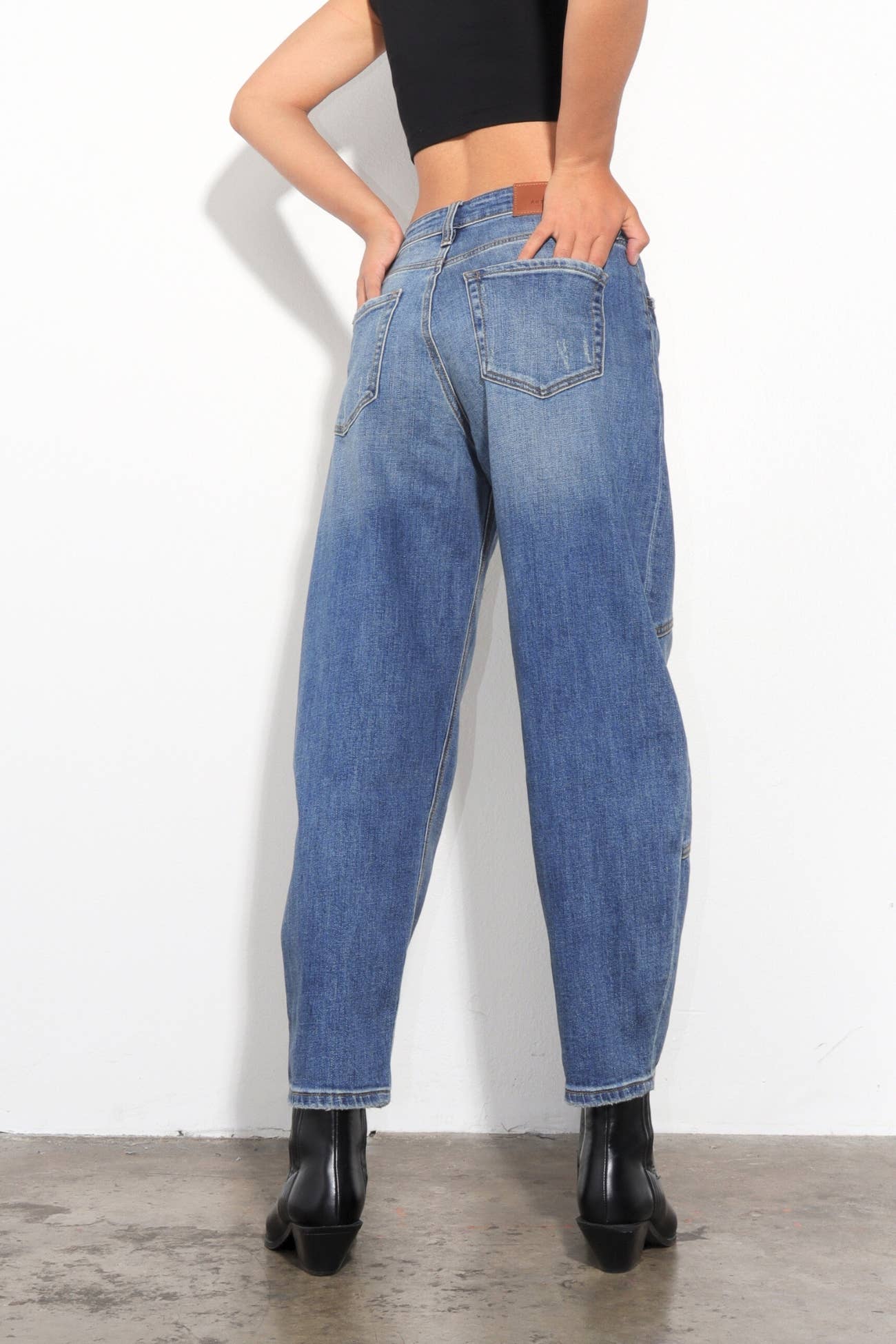 Drift High Rise Barrel Jeans