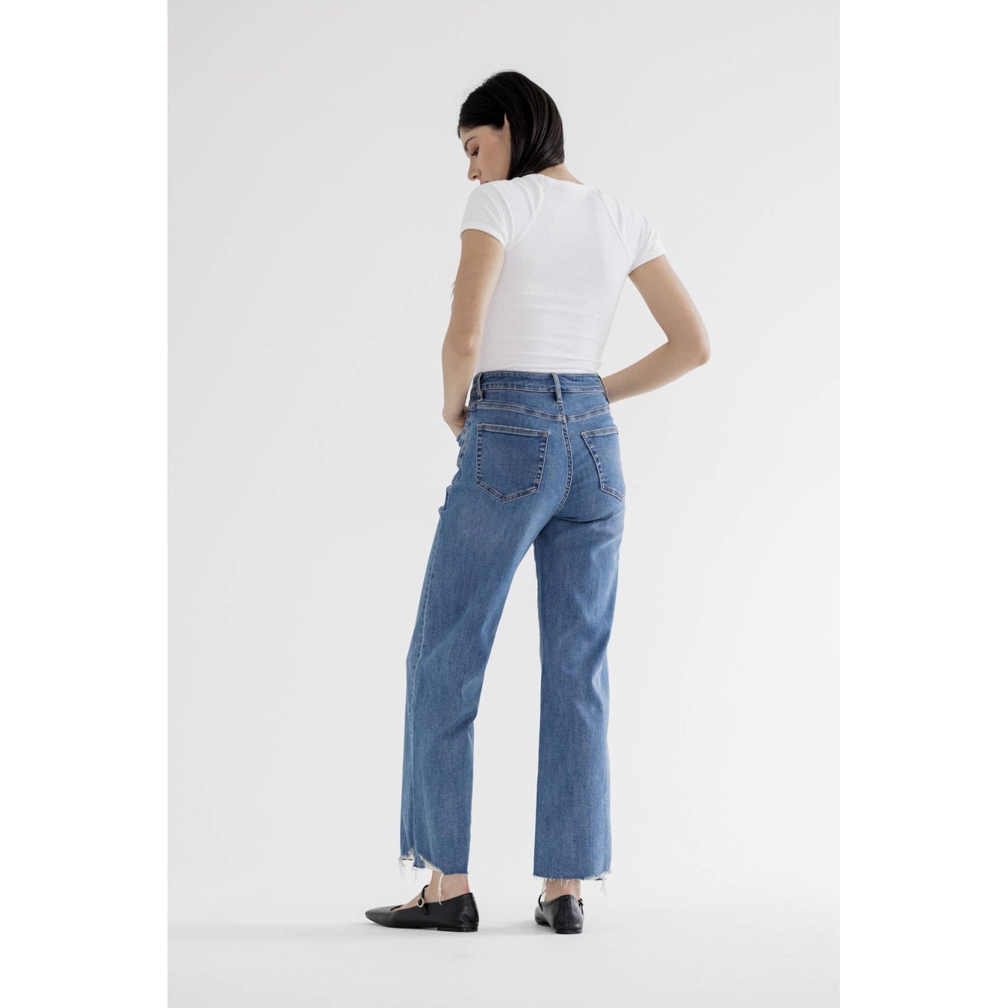 Mica High Rise Wide Leg Jeans