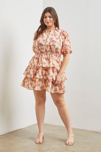 Plus Floral Dress | FINAL SALE