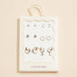 12-Piece Celestial Charm Earring Set in Sterling Silver