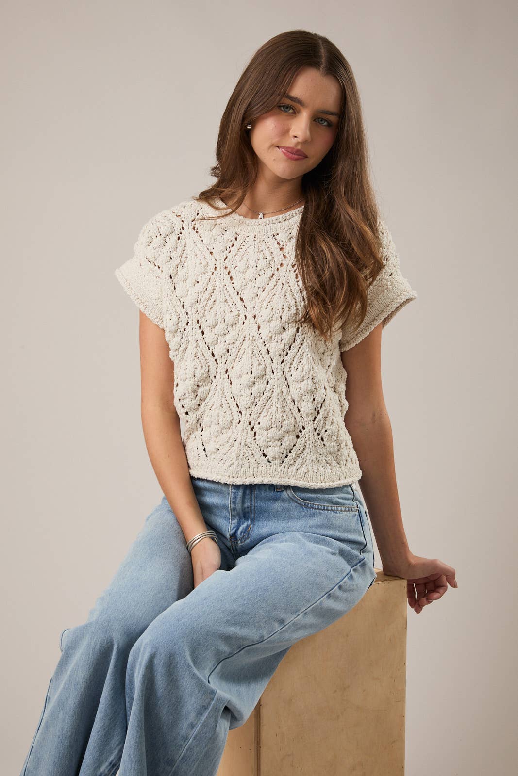 Shoulder Sweater Top