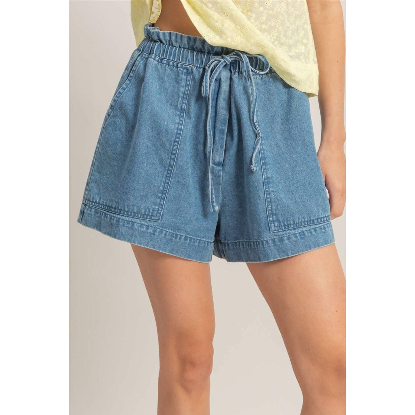 Sunny Side Denim Shorts