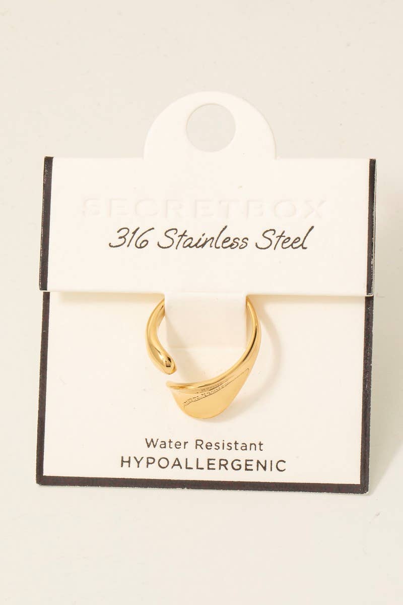 Flat Wrap Around Open Band Ring