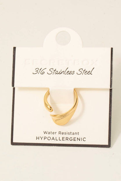 Flat Wrap Around Open Band Ring