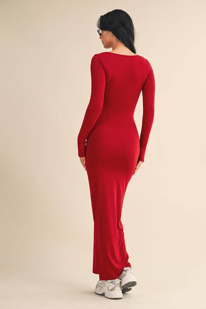 Soft Knit Maxi Dress