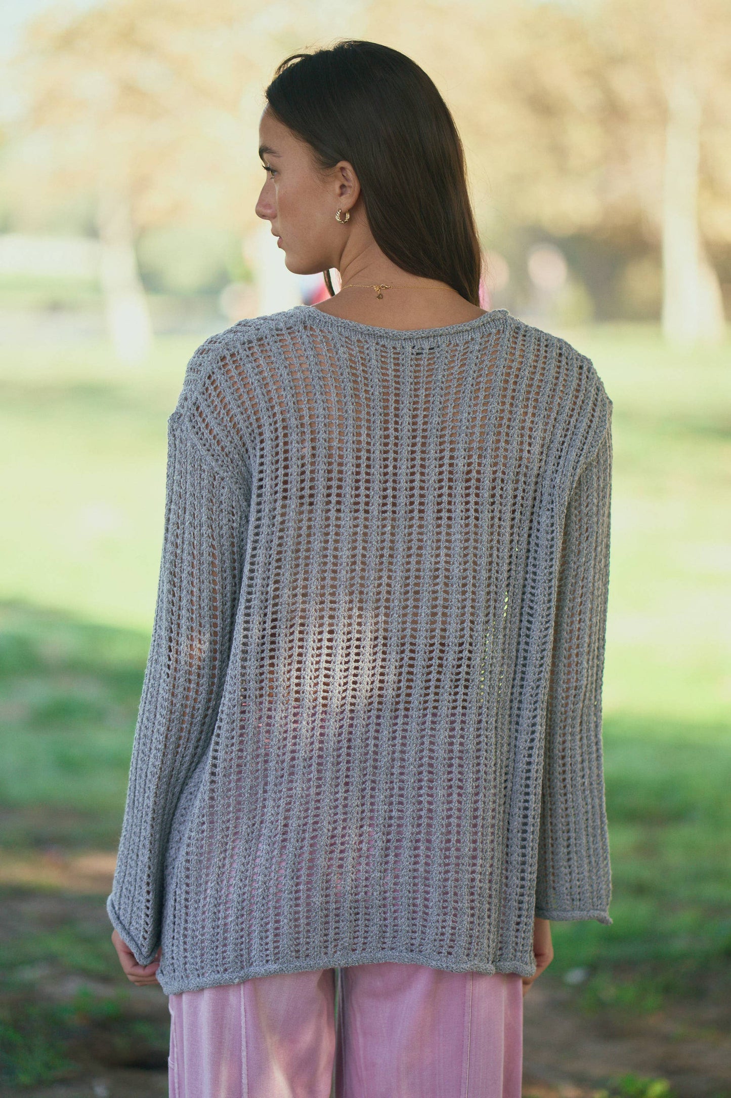 Plus Sandbar Open Knit Top