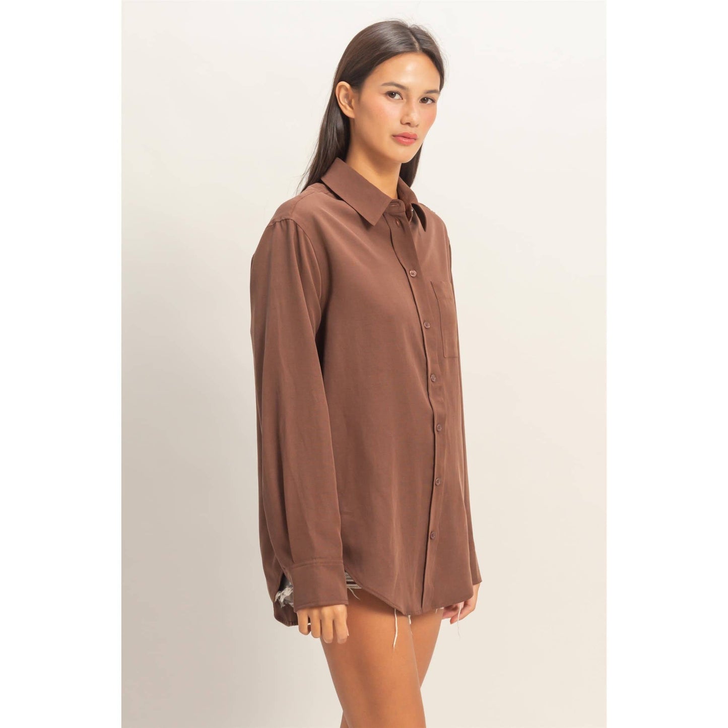 Desert Drift Linen Button-Up