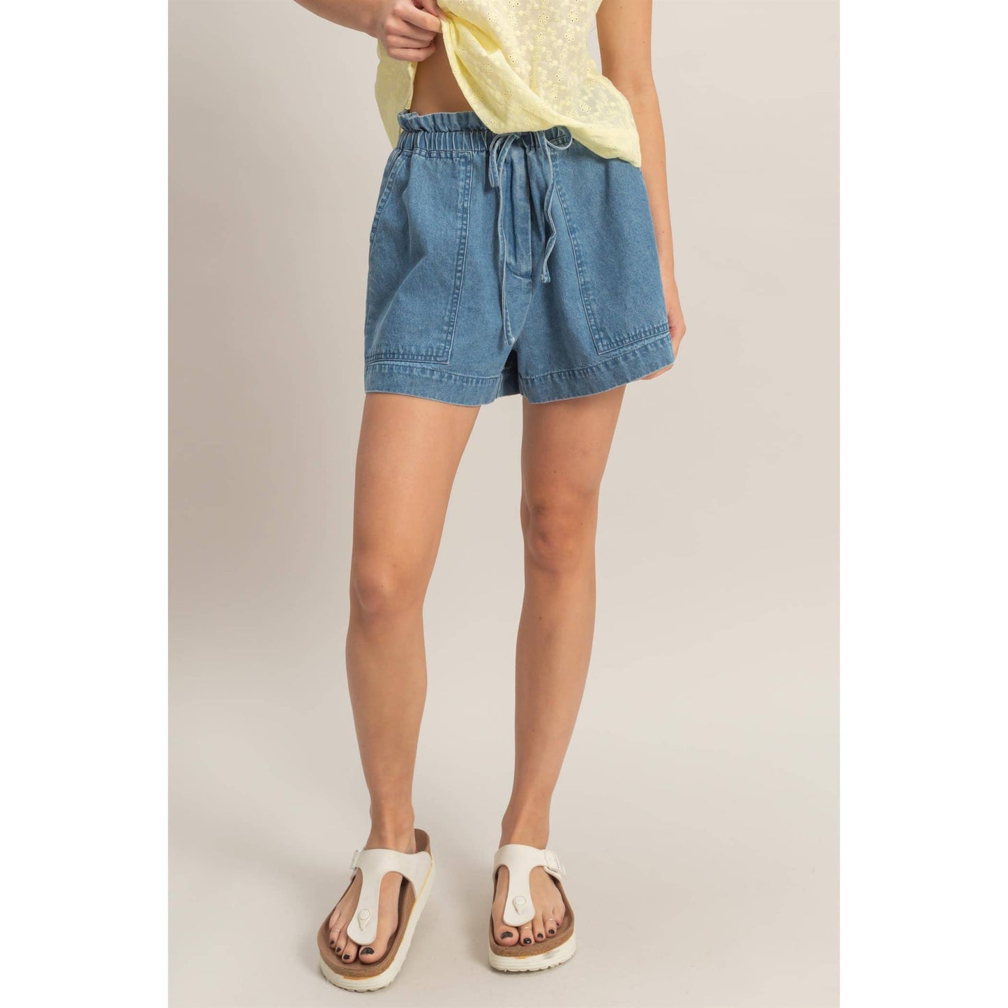 Sunny Side Denim Shorts