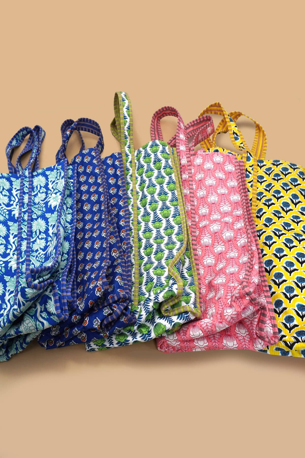 Organic Reversible Quilted Tote Bag