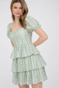 Blossom Tiered Mini Dress