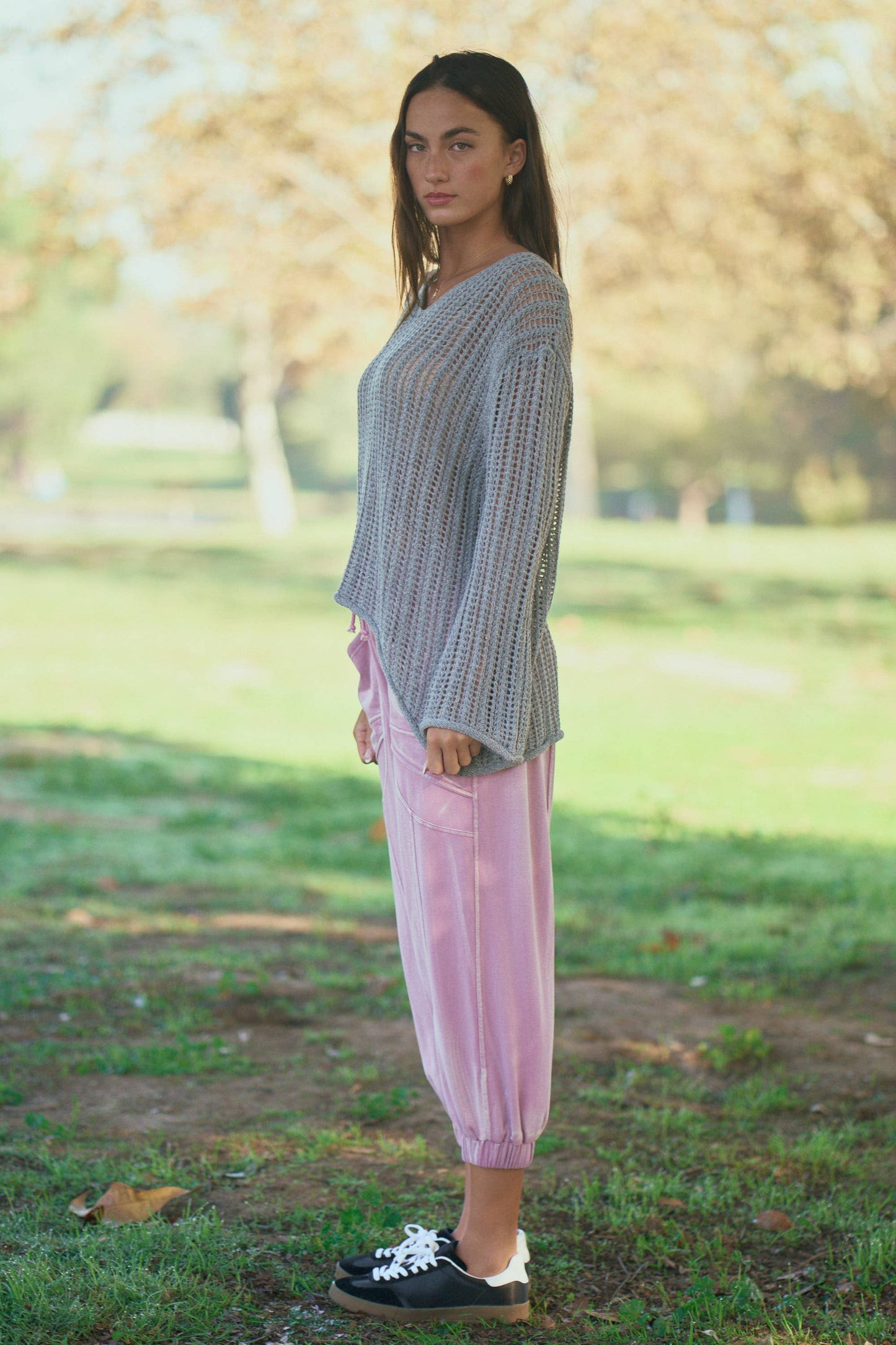 Plus Sandbar Open Knit Top