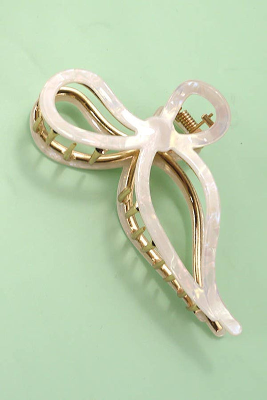 Jumbo Bow Hair Claw Clip