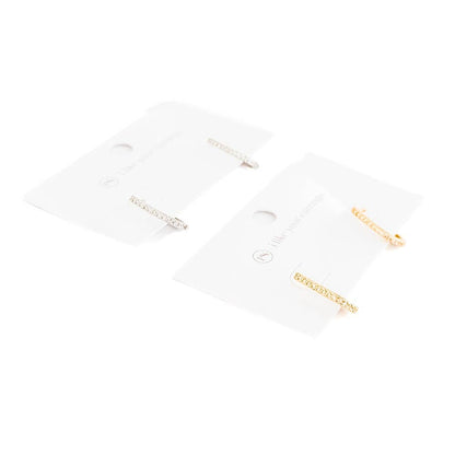 Petra U Hoop Diamond Earrings | WATERPROOF