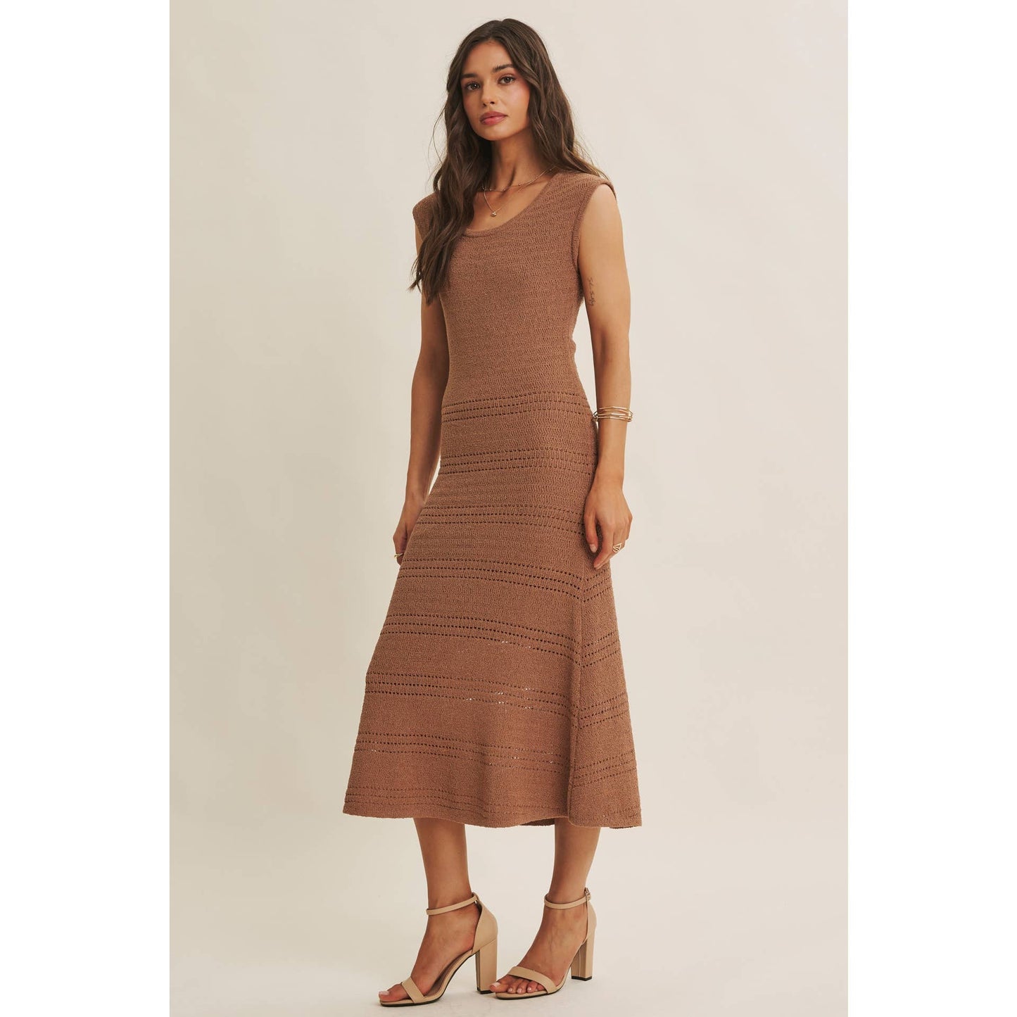 Coastal Knit Midi Dress