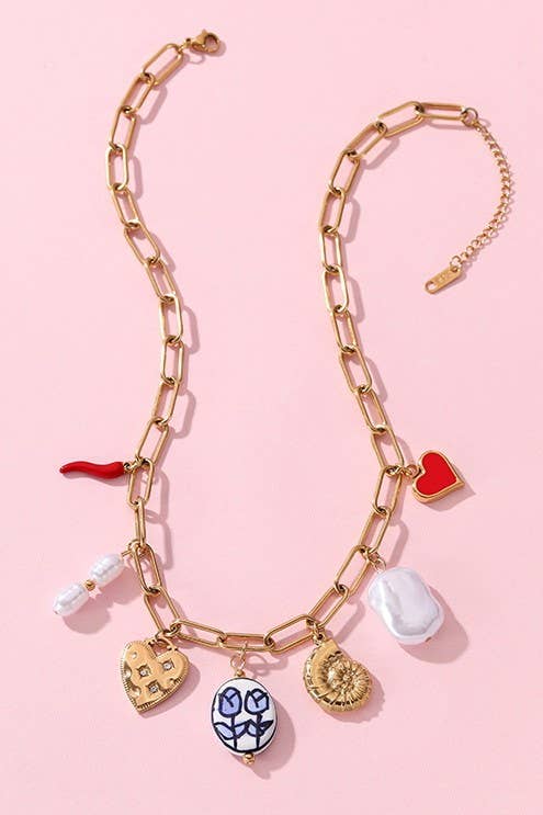 Charm Link Necklace