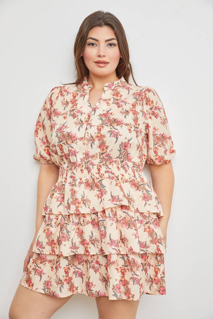 Plus Floral Dress | FINAL SALE